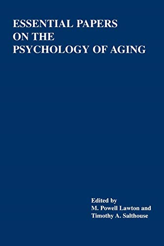 Stock image for Essential Papers on the Psychology of Aging for sale by Better World Books