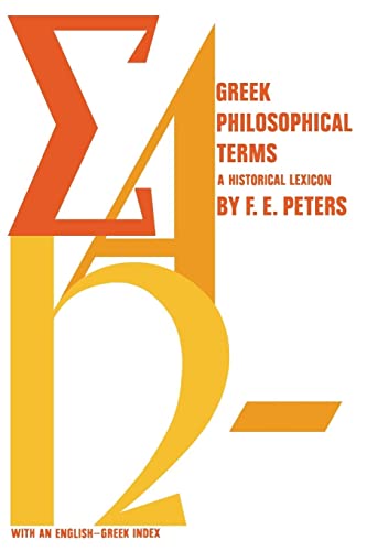 9780814765524: Greek Philosophical Terms: A Historical Lexicon