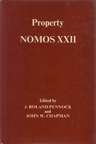 9780814765760: Property Nomos Xxii