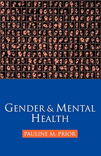 Beispielbild fr Gender and Mental Health zum Verkauf von Better World Books
