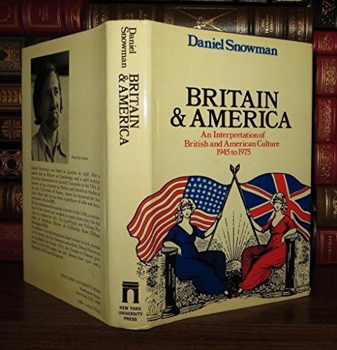 Stock image for Britain and America: An Interpretation of Their Culture 1945-1975 for sale by Redux Books