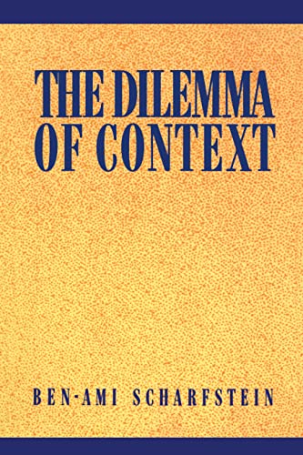 Imagen de archivo de The Dilemma of Context a la venta por HPB-Ruby