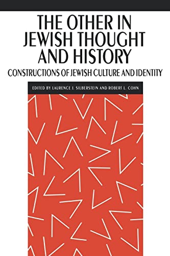 Imagen de archivo de The Other in Jewish Thought and History a la venta por Dave Wilhelm Books