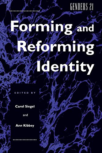 Beispielbild fr Genders 21: Forming and Reforming Identity (Genders, 3) zum Verkauf von Wonder Book