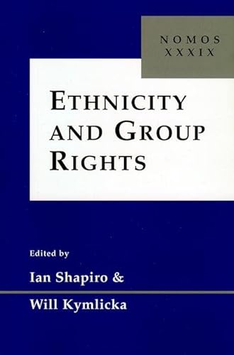 Imagen de archivo de Ethnicity and Group Rights a la venta por Unique Books
