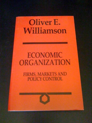 9780814792407: Economic Organzation Pb