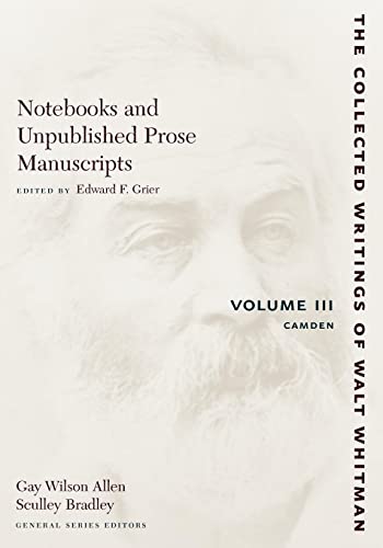Stock image for Notebooks and Unpublished Prose Manuscripts: Volume III for sale by Blackwell's