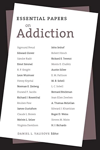 Beispielbild fr Essential Papers on Addiction zum Verkauf von Blackwell's
