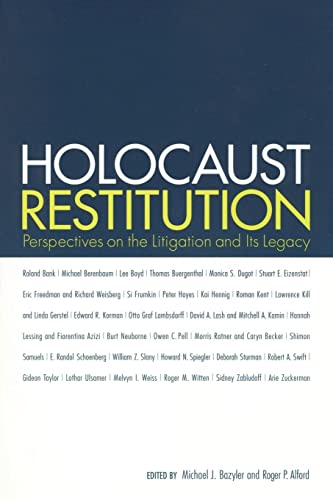 Stock image for Holocaust Restitution: Perspectives on the Litigation and Its Legacy for sale by Ria Christie Collections