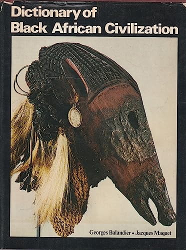 Imagen de archivo de Dictionary of Black African Civilization a la venta por Better World Books
