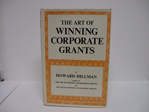 Beispielbild fr Art of Winning Corporate Grants zum Verkauf von Better World Books