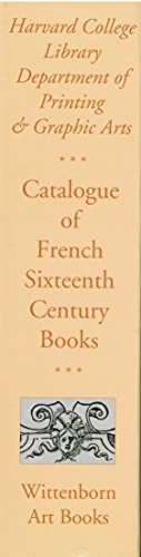 Beispielbild fr FRENCH 16TH CENTURY BOOKS IN THE zum Verkauf von BennettBooksLtd