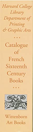 Stock image for FRENCH 16TH CENTURY BOOKS IN THE for sale by BennettBooksLtd