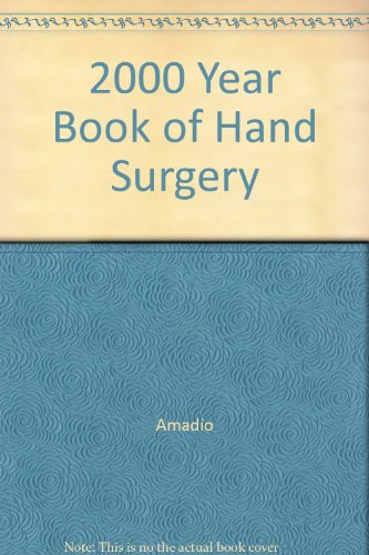 Beispielbild fr The Year Book Of Hand Surgery 2000 zum Verkauf von Willis Monie-Books, ABAA