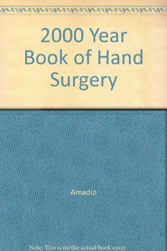 2000 Year Book of Hand Surgery (9780815101659) by Amadio