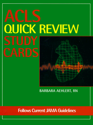 Beispielbild fr ACLS Quick Review Study Cards, 1e zum Verkauf von Wonder Book