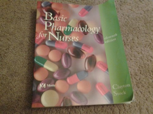 Stock image for Basic Pharmacology for Nurses for sale by Mispah books
