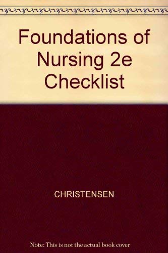 Stock image for Skills Perforormance Checklist to Foundations of Nursing for sale by dsmbooks