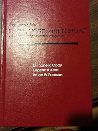 Stock image for Diseases of the ears, nose, and throat: A guide to diagnosis and management for sale by HPB-Red