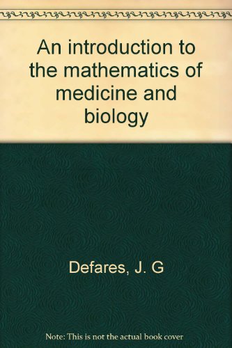 Imagen de archivo de An Introduction to the Mathematics of Medicine and Biology a la venta por Better World Books