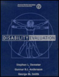 Beispielbild fr Disability Evaluation zum Verkauf von Phatpocket Limited