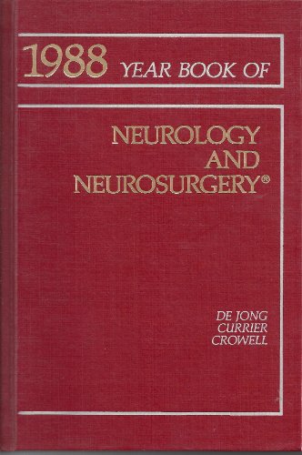 Stock image for Year Book of Neurology and Neurosurgery for sale by Alien Bindings