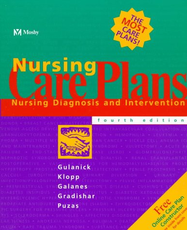 Imagen de archivo de Nursing Care Plans: Nursing Diagnosis and Intervention a la venta por Goodwill Books