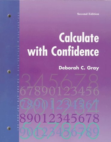 Imagen de archivo de Calculate with Confidence a la venta por Better World Books