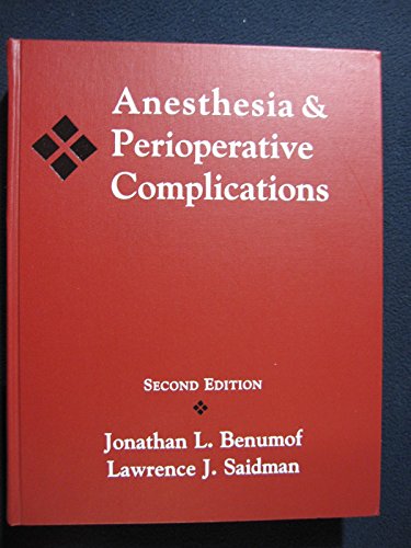 Stock image for Anesthesia & Perioperative Complications for sale by HPB-Red