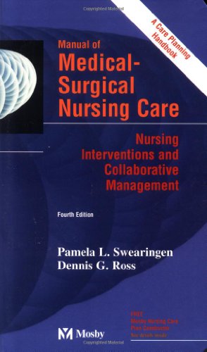 Beispielbild fr Manual of Medical-Surgical Nursing : Interventions and Collaborative Management zum Verkauf von Better World Books