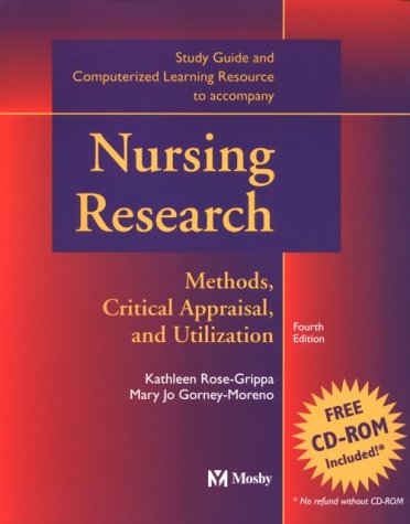 Beispielbild fr Study Guide and Computerized Learning Resource to Accompany Nursing Research: Methods and Critical Appraisal for Evidence-Based Practice zum Verkauf von The Maryland Book Bank