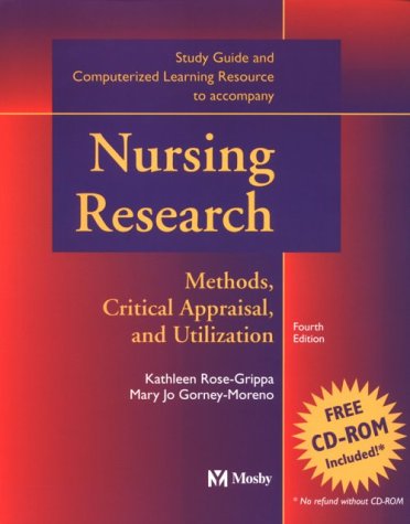 Imagen de archivo de Study Guide and Computerized Learning Resource to Accompany Nursing Research: Methods and Critical Appraisal for Evidence-Based Practice a la venta por The Maryland Book Bank