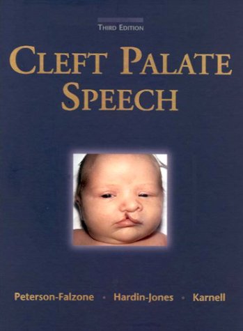 Imagen de archivo de Cleft Palate Speech a la venta por Better World Books