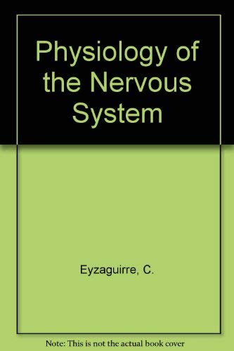 Stock image for Physiology of the Nervous System for sale by HPB-Emerald