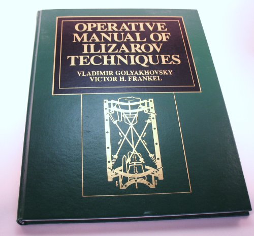 Imagen de archivo de Operative Manual of Ilizarov Techniques a la venta por ThriftBooks-Dallas