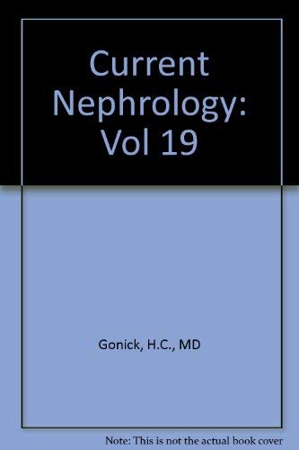 Imagen de archivo de Current Nephrology a la venta por Library House Internet Sales