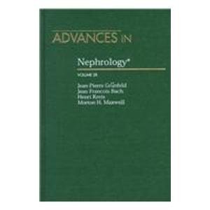 Beispielbild fr Advances in Nephrology: From the Necker Hospital: Volume 28 zum Verkauf von P.C. Schmidt, Bookseller