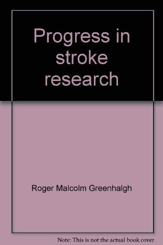 Stock image for Progress in stroke research: 1 for sale by Zubal-Books, Since 1961