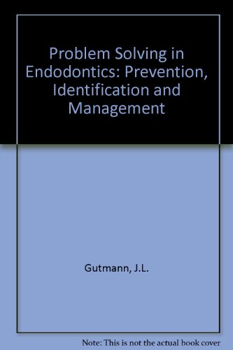 Beispielbild fr Problem solving in endodontics: Prevention, identification, and management zum Verkauf von HPB-Movies