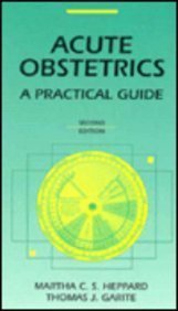 Beispielbild fr Acute Obstetrics: A Practical Guide zum Verkauf von HPB-Red
