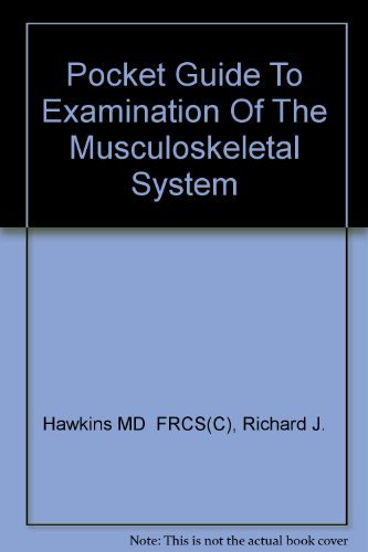 Stock image for Organized Approach to Musculoskeletal Examination and History Taking for sale by HPB-Red