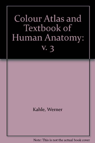 Stock image for Color atlas and textbook of human anatomy. set of 3 vol, a matched set; for sale by BooXX in Stock