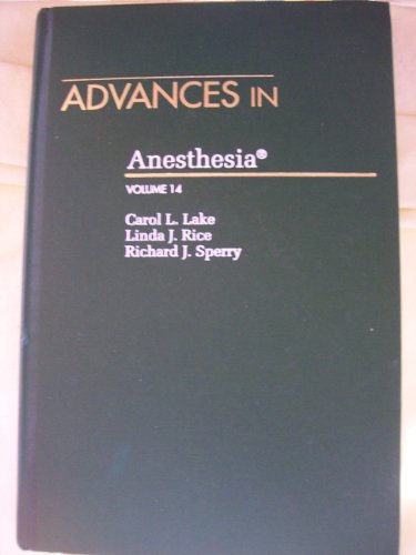 9780815152774: Advances in Anesthesia: 14