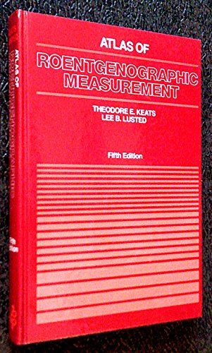 Stock image for Atlas of roentgenographic measurement for sale by Irish Booksellers