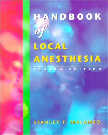 Stock image for Handbook of Local Anesthesia for sale by Better World Books