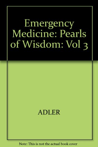 Stock image for Emergency Medn Pearls of Wisdom for sale by HPB-Red