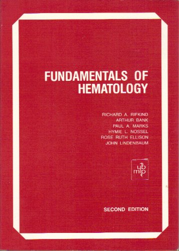 Imagen de archivo de Fundamentals of Hematology (Internal Medicine Series) a la venta por POQUETTE'S BOOKS