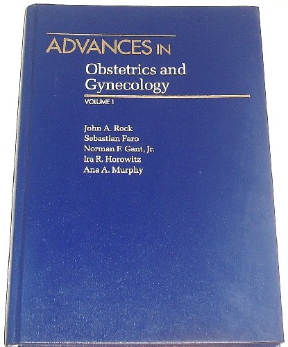 Imagen de archivo de Advances in Obstetrics and Gynecology, Vol. 1 a la venta por HPB-Red