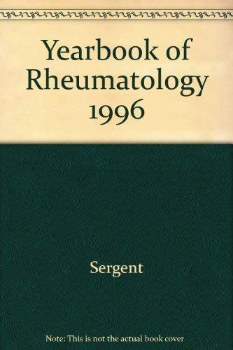 Imagen de archivo de 1996 Yearbook of Rheumatology a la venta por Books Puddle