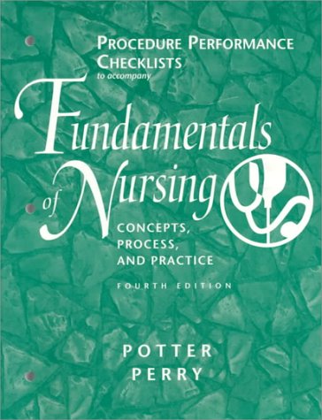 9780815185017: Procedure Performance Checklists to Accompany Fundamentals of Nursing: Concepts, Process, and Practice